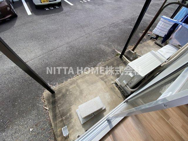 コーポ小谷ヶ丘のバルコニー|南向きのバルコニーが付いています◇