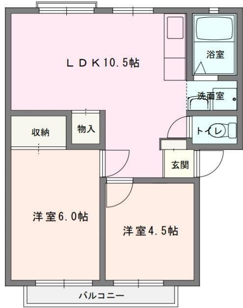 プルミエール白根の間取り