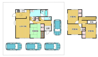 【間取り】 | 都祁こぶしが丘中古戸建