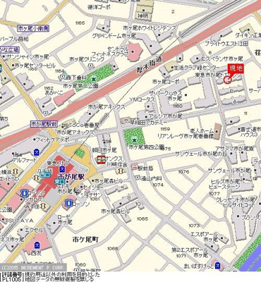 【地図】 | 東急市が尾ドエリングＤ棟