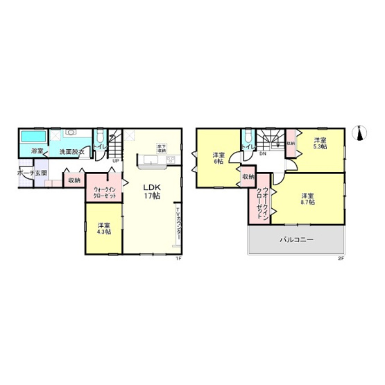 【間取り】 | 姫路市田寺東3期
