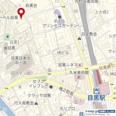【地図】 | オーベル目黒