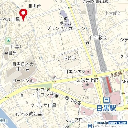 【地図】 | オーベル目黒