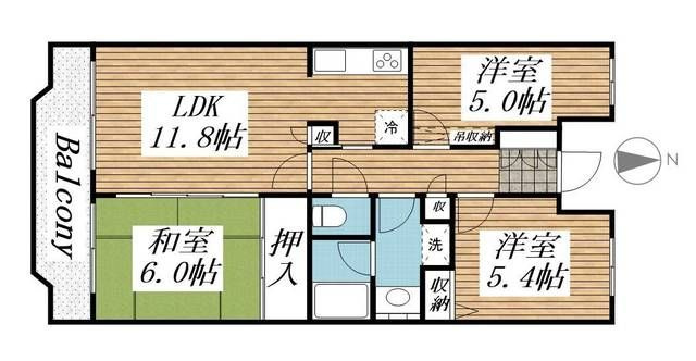 クレールメゾンの間取り
