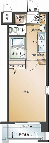 【間取り】 | エンクレスト大手門Ⅱ