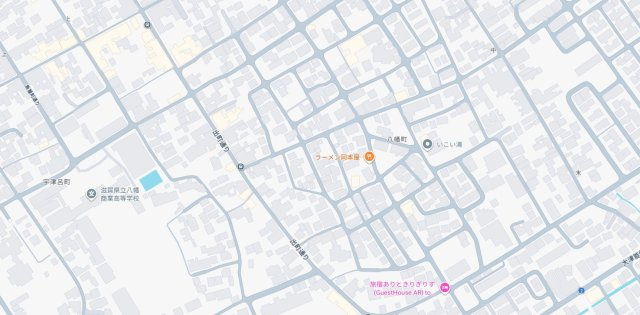 近江八幡市八幡町　第4期　新築一戸建ての地図