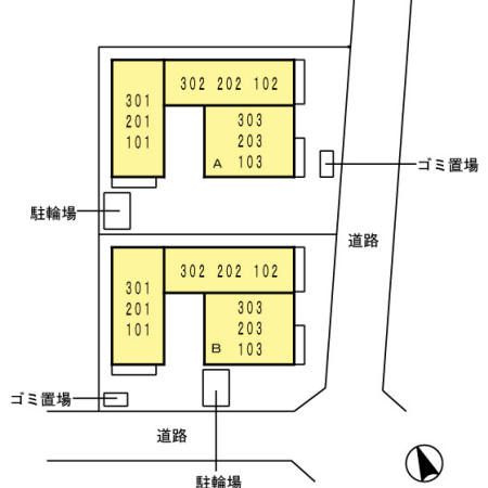 ＣＡＳＡ ＢＲＩＳＡＳ　parte Sの区画図
