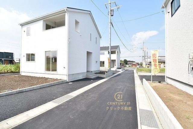 Cradlegarden　 ひたちなか市津田　第3　3の前面道路含む現地写真|現地撮影（2026年8月）