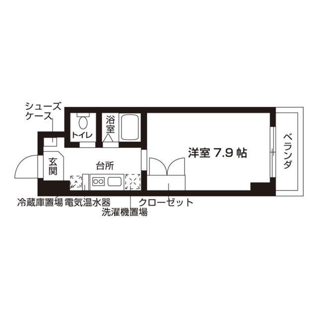ローズウッドハイツ門前仲町の間取り