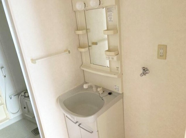 熊本市北区清水新地４丁目の賃貸マンションの洗面所
