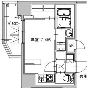 S-RESIDENCE庄内通駅前curere(クラーレ)の間取り