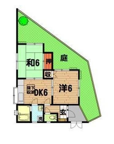 ハウスＣの間取り