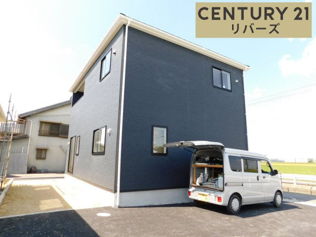 海部郡飛島村大字渚２丁目の新築一戸建の外観|☆２号棟☆　　新価格！！いつでも見学できます♪（お問合せ当日、平日、水曜、夜間でもＯＫ）　敷地５２．５２坪！　駐車２台可！　ＬＤＫと続き間で最大１９帖超！　全居室収納完備！