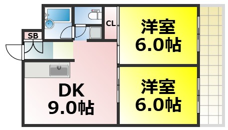 【間取り】 | 西ナンバグランドビル 仲介手数料無料