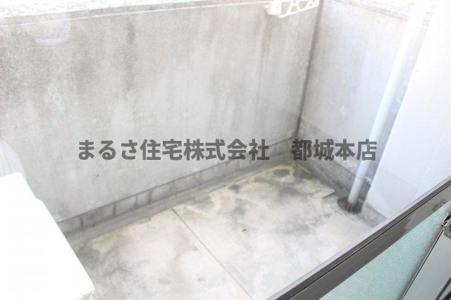 Residence上町　EASTのバルコニー