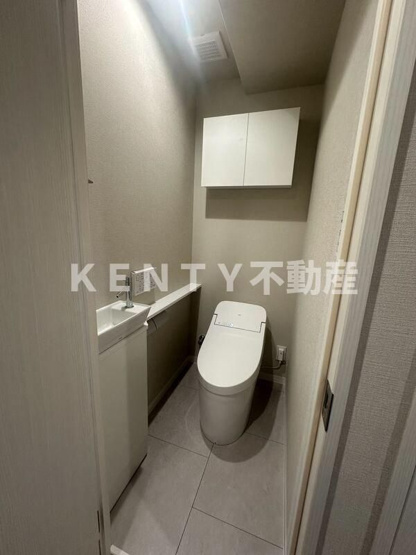 【トイレ】 | ルミークアン蒲田 | 清潔感のあるトイレです