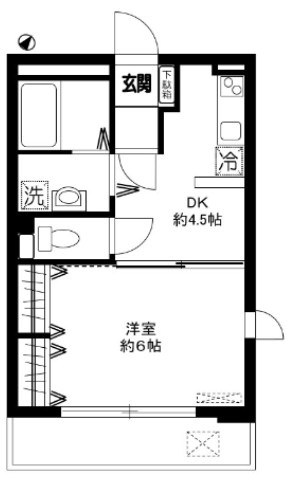 JEWEL COURT C棟の居間・リビング