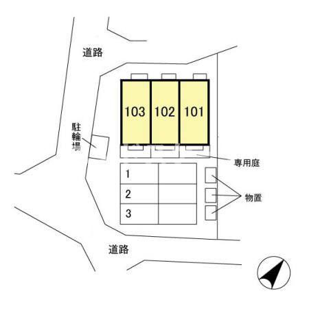 ピュール・アルモニーの区画図|高崎、前橋のお部屋探しはエンドスケープまで！お客様の理想お聞かせ下さい♪