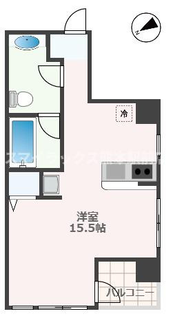 熊本市中央区細工町１丁目の賃貸マンションの間取り