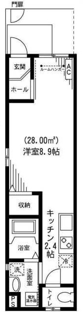 Zweit k hausの間取り|間取りです。