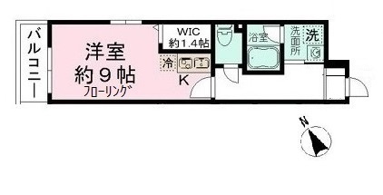 レオ伍拾八番館の間取り