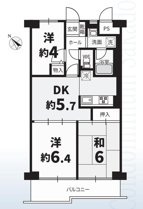コンドミニアム坂戸の間取り