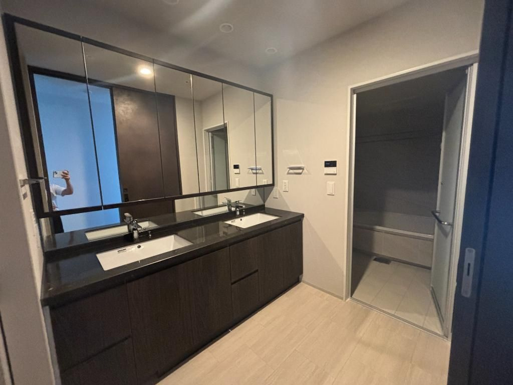ブランズタワー大阪本町の独立洗面台