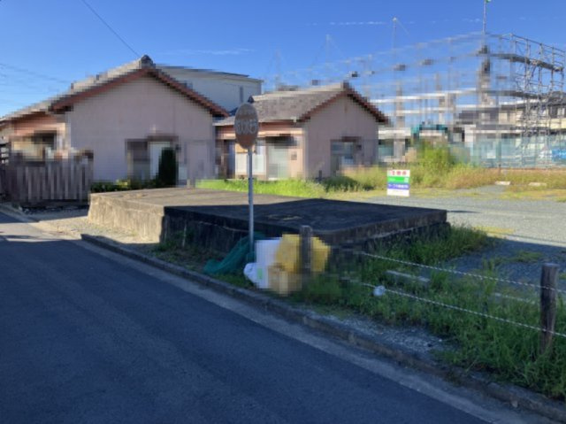 売地　豊橋市北島町字北島229-12の一部の前面道路含む現地写真
