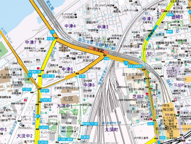 【地図】 | エスリード梅田グランノース