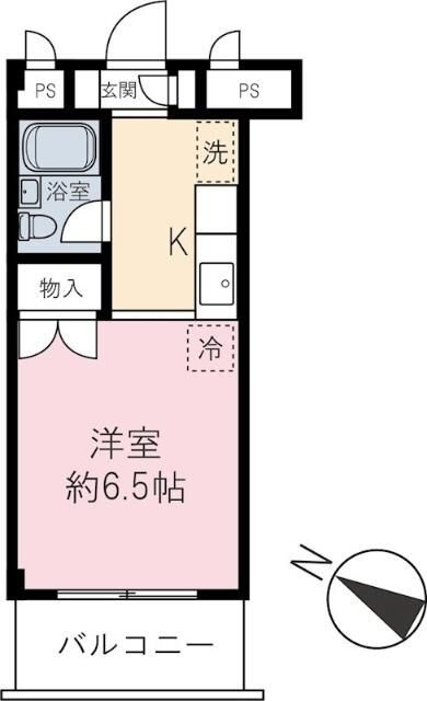 カーサソラーレ池袋の間取り