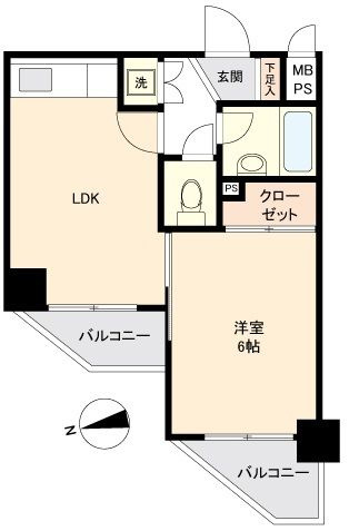 【間取り】 | モナークマンション方南町