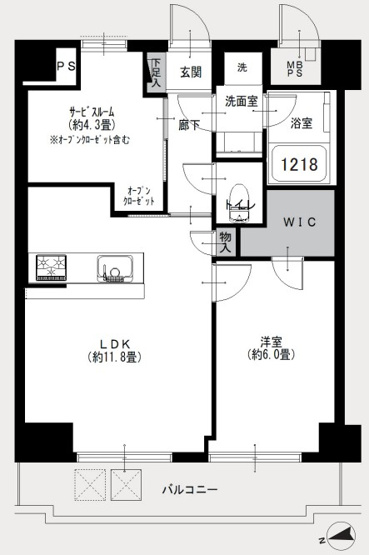 【間取り】 | 千駄木リリエンハイム