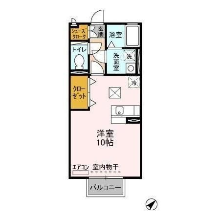 メゾンボナール　Ｂの間取り