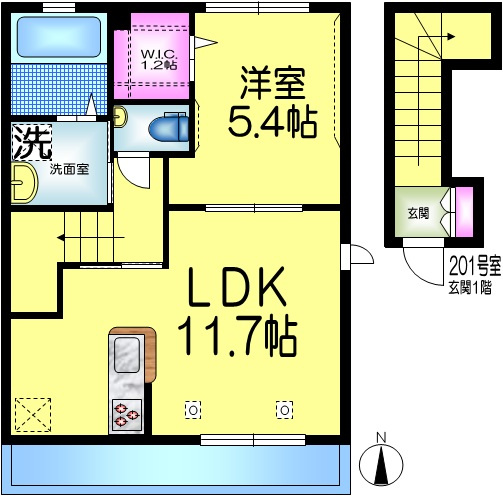 エルカミノ船橋の間取り|★間取図★