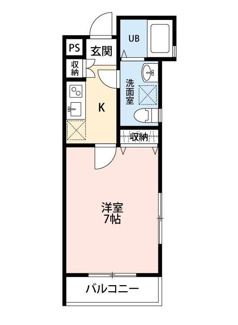 【間取り】 | メゾン稲毛 | 間取りです。