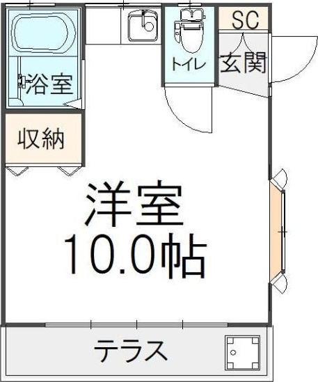 メゾンエクセKの間取り