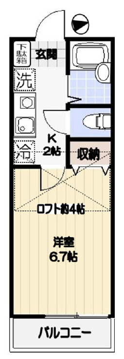 グランディール永田北の間取り