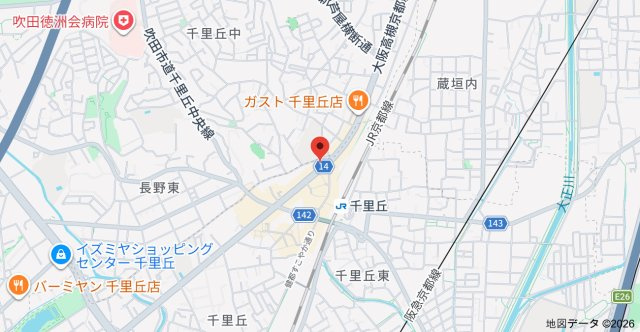 S-RESIDENCE千里丘の地図