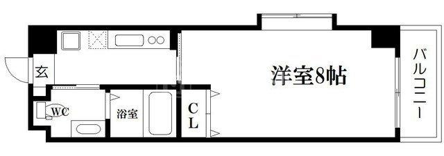 インベスト北梅田の間取り