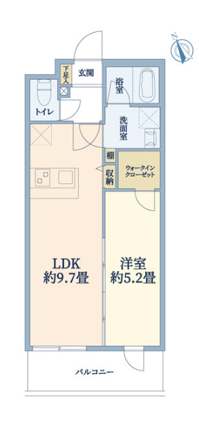 ウェルスクエア万代東の間取り|ウェルスクエア万代東　間取り