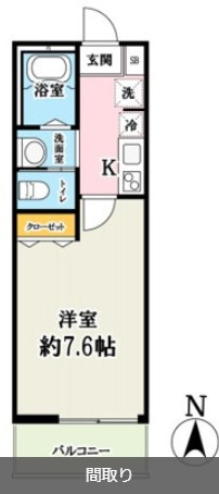 仲介手数料（賃料の1.10ヵ月）の50％OFF対象物件！の間取り