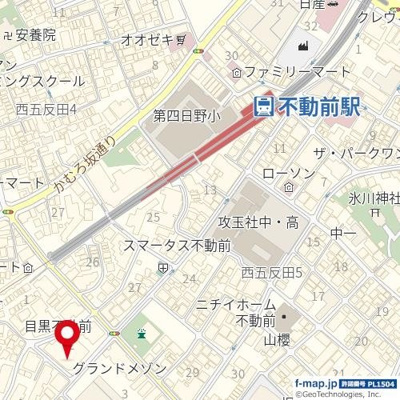 【地図】 | コルム目黒不動前