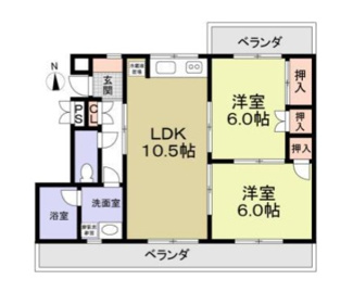【間取り】 | アムス厚木 | 間取りです。