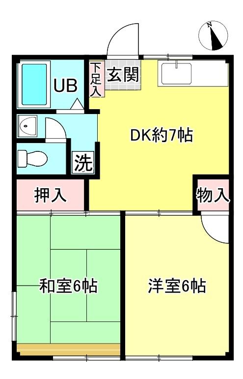 遠藤コーポの間取り