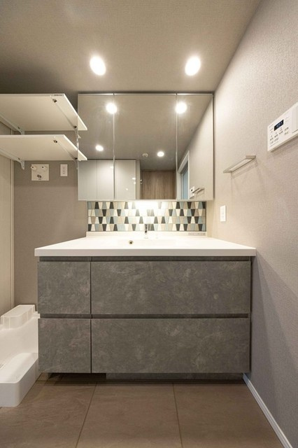 リバーポイントタワーの洗面所|※写真は同タイプ住戸です。