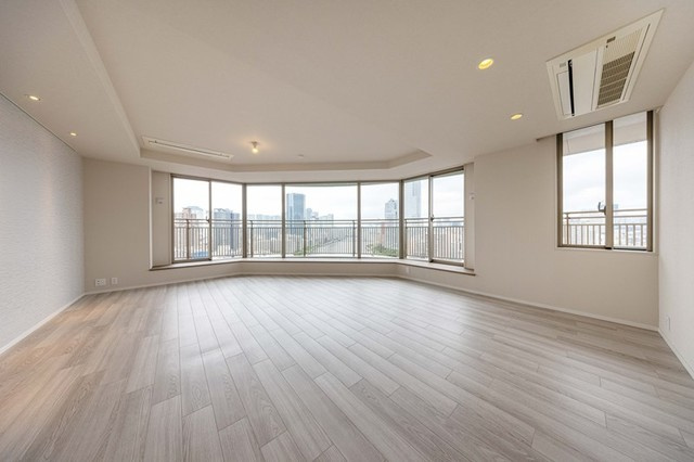 リバーポイントタワーの居間・リビング|※写真は同タイプ住戸です。