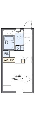 レオパレスカンタービレの間取り