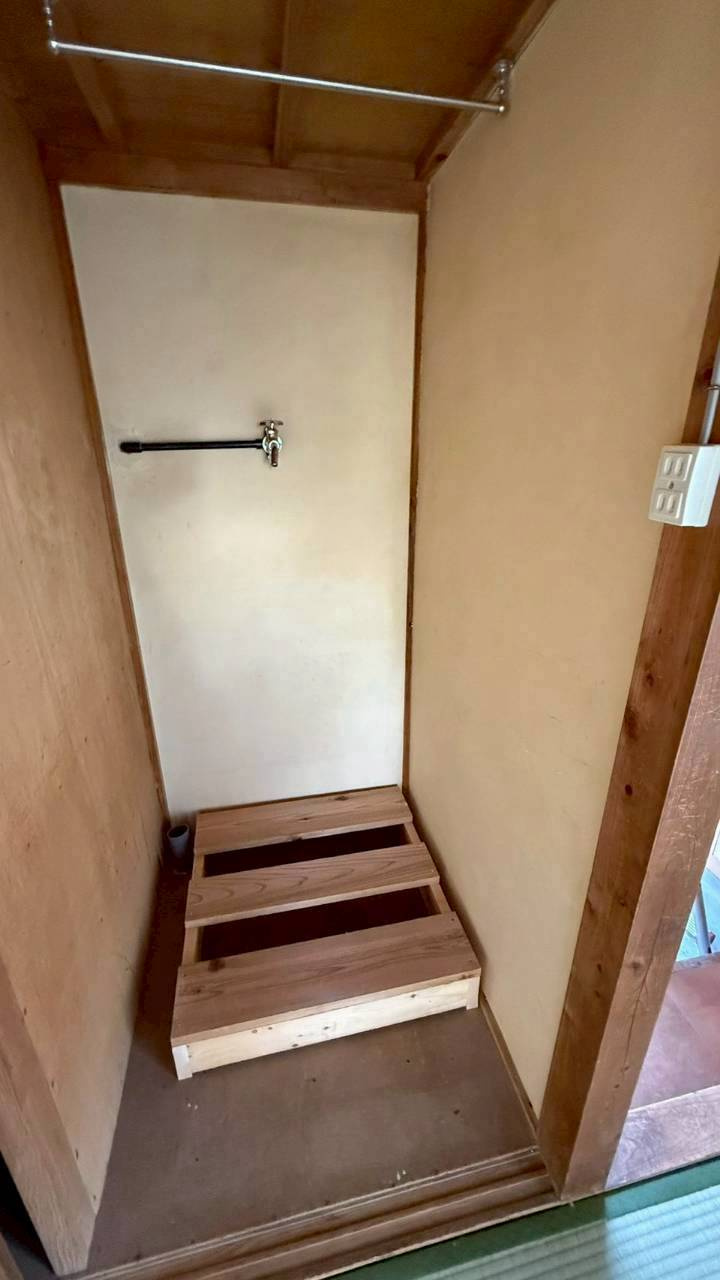 高取山平屋アパートの玄関|シンプルで使いやすい玄関です