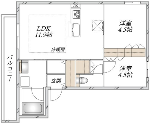 【間取り】 | 仮）祖師谷3丁目メゾン