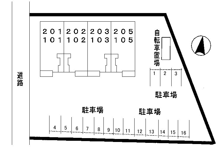 ハーモニーの区画図